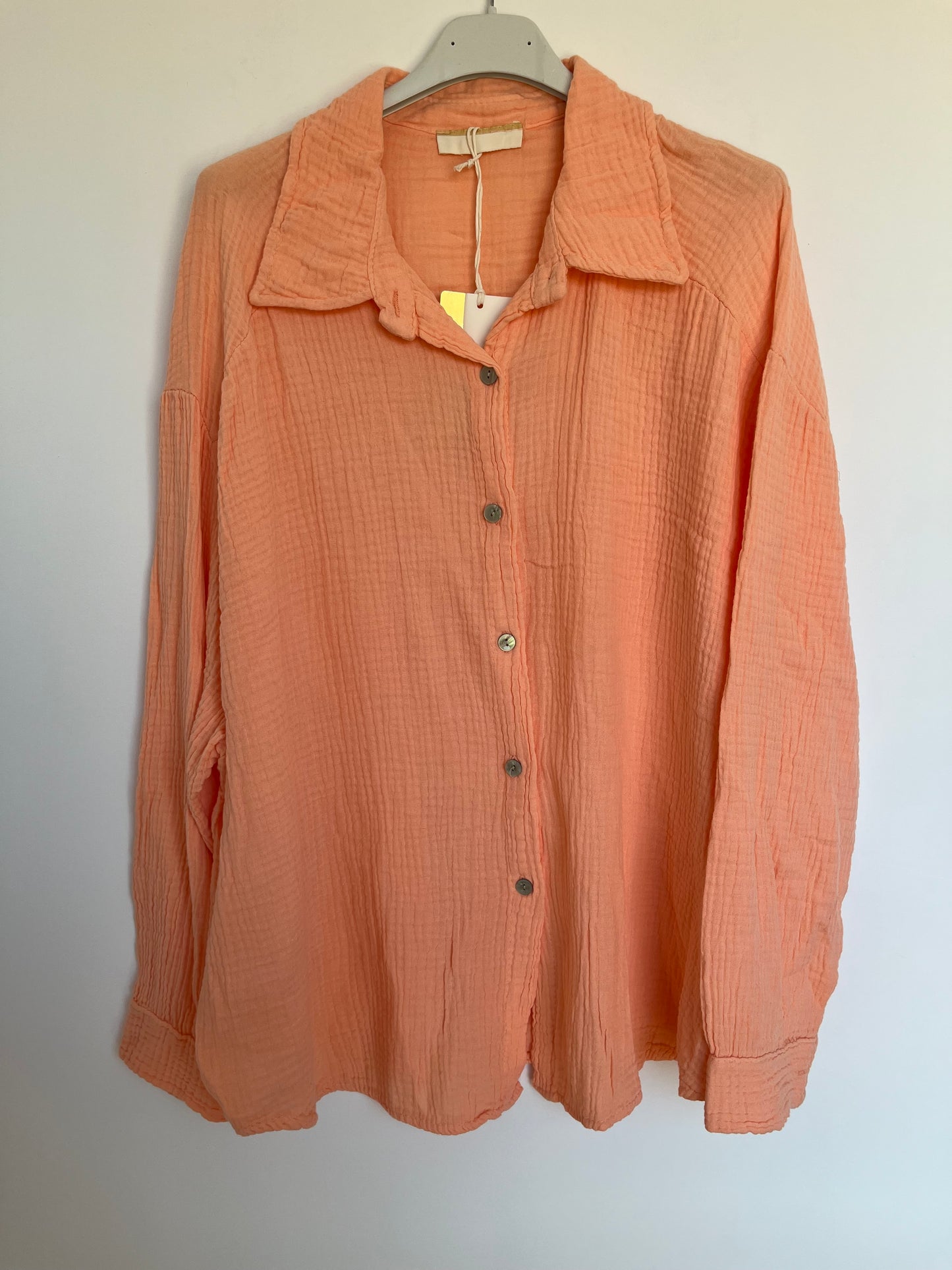 Musselin Bluse "Mia" (peach)
