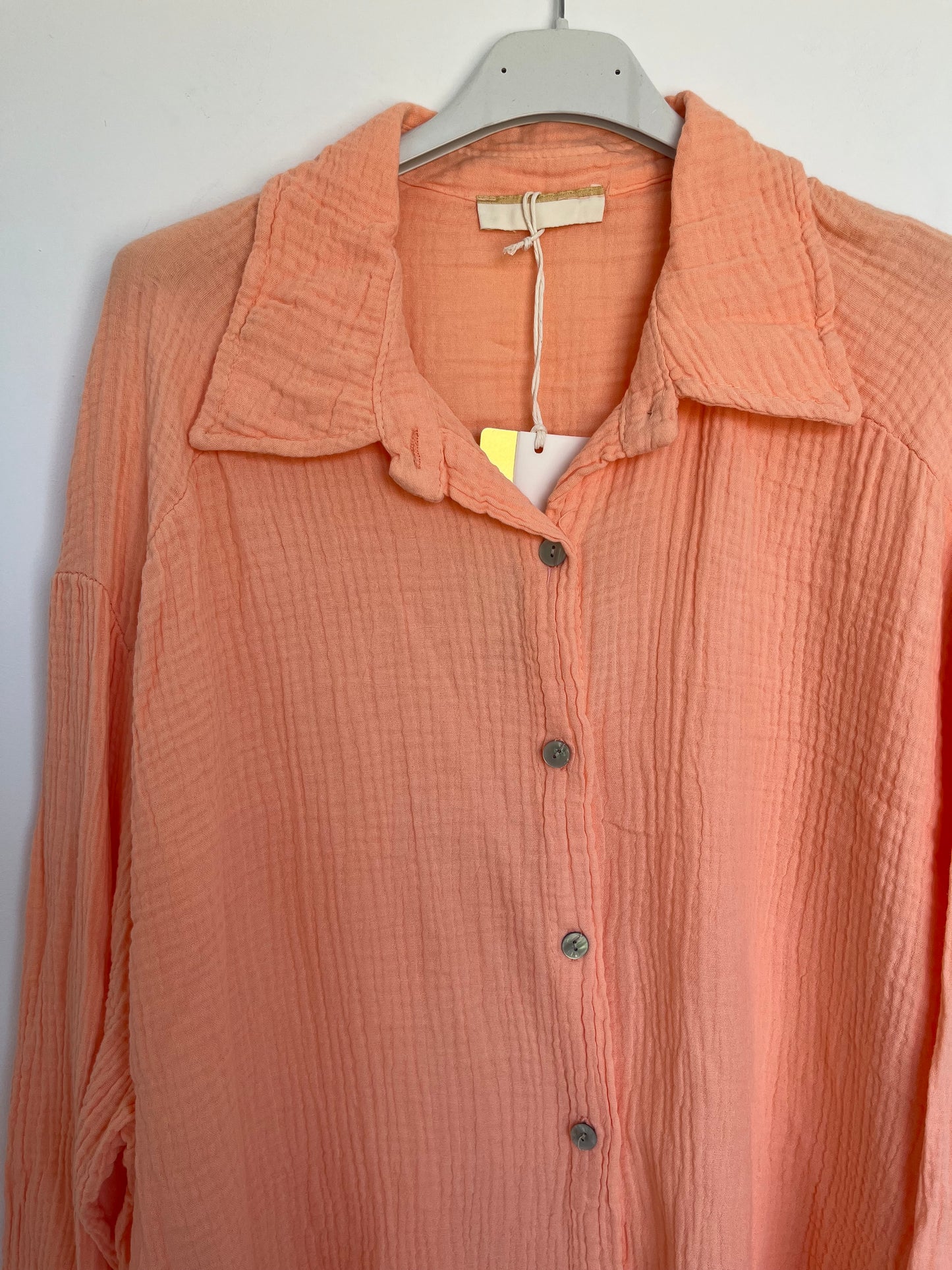 Musselin Bluse "Mia" (peach)